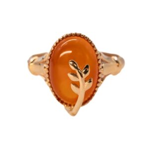 Ring with Genuine Agate