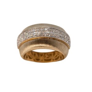 Diamond Ring with Italian Setting