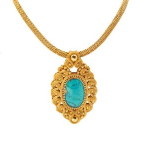 Exclusive Piece with Genuine Neishabur Turquoise