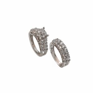 Diamond Ring and Band Set