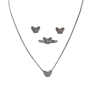 Butterfly Diamond Half Set