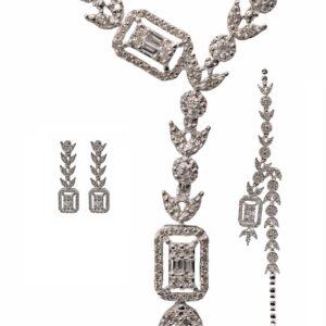 White Gold Diamond Jewelry Set