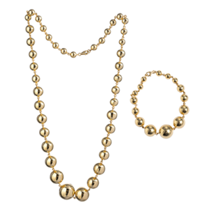Ball necklace and bracelet