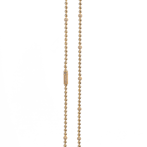 Stone-set ball necklace